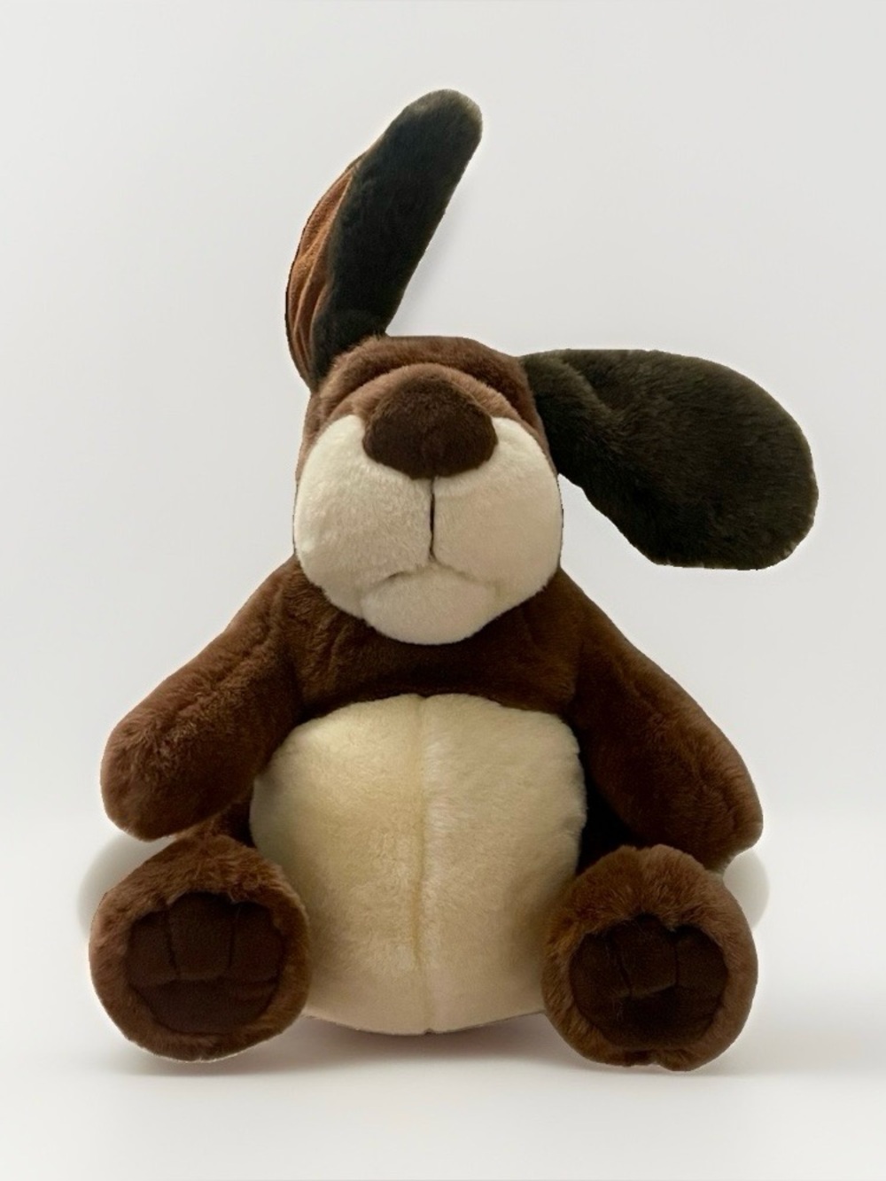 Vintage Gund Brown Puppy Dog Plush Time Out 5338 11” Stuffed Animal Toy 80s 90s
